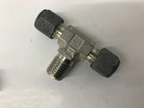 Parker 316 Hydraulic / Pneumatic Fittings 1/4" T Fittings Lot Of 6
