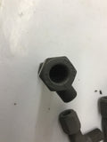 Parker 6BU Hydraulic / Pneumatic Fittings 3/8" Compression T Unions Lot Of 4