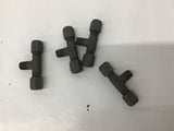 Parker 6BU Hydraulic / Pneumatic Fittings 3/8" Compression T Unions Lot Of 4