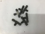 Parker 4 BU Hydraulic / Pneumatic Fittings 1/4" T Compression Fittings Lot Of 6
