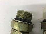 Parker Hydraulic / Pneumatic Fittings 1" 3/4" Elbow Lot Of 2
