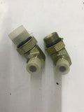 Parker Hydraulic / Pneumatic Fittings 1" 3/4" Elbow Lot Of 2