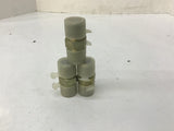 Parker Hydraulic / Pneumatic Fittings 1/2" Adapter Brass Lot Of 3