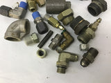Assorted Hydraulic / Pneumatic Fittings Lot Of 25