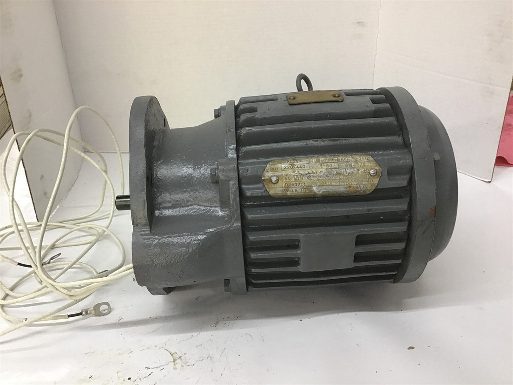 P12404 Motor 1.6 HP 220/440 V 1750 RPM 4 P