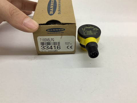 Banner T18SN6LPQ Photoelectric Sensor 10-30 V 150 mA