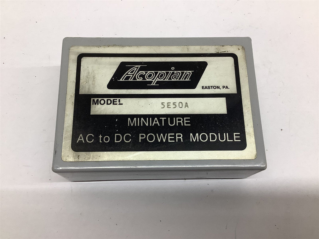 Acopian 5E50A Miniature AC to DC Power Module