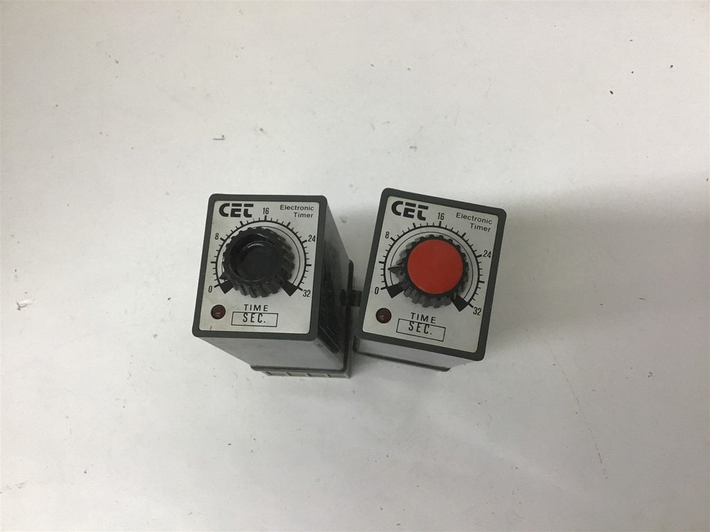 CET TE-D Electronic Timer Lot Of 2