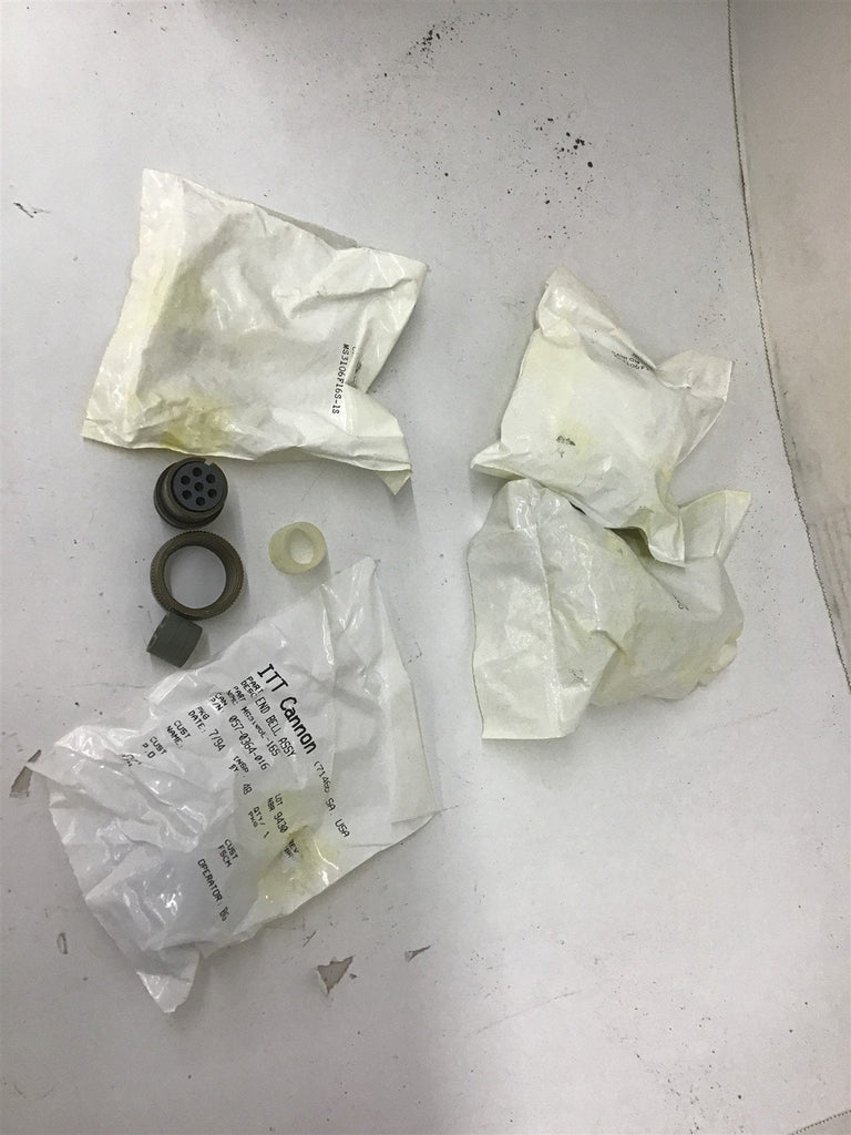 Cannon MS3106F16S-1S End Bell Assembly Lot Of 3