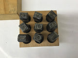 Gruv Grip 3/8" Figures Steel Stamps