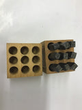 Gruv Grip 3/8" Figures Steel Stamps