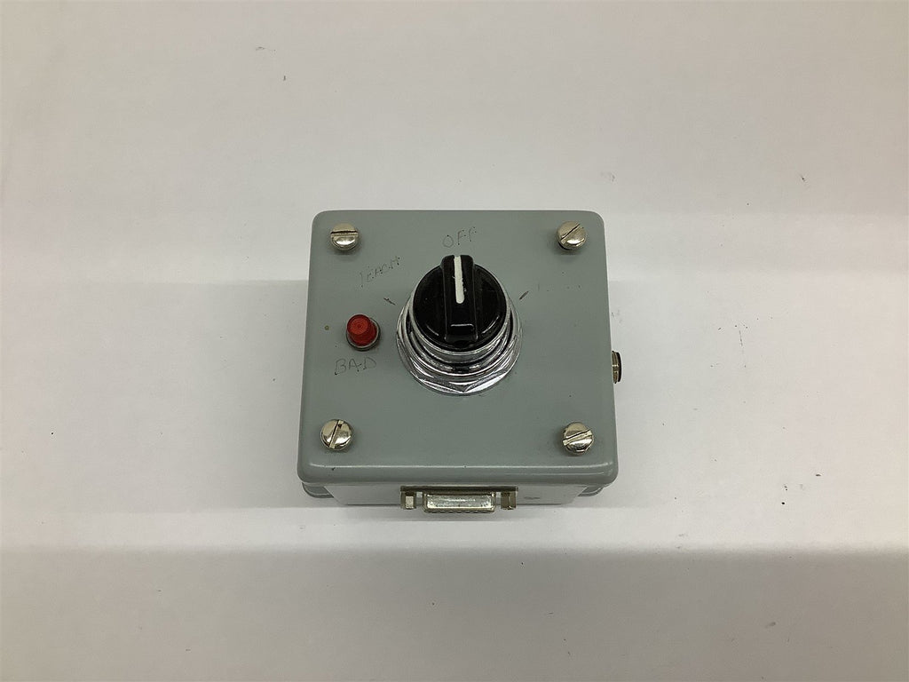 Hoffman E1PB W/ Selector Switch 3-1/2" by 3-1/2" by 3"