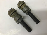 Amphenol MS3106A16S-1S Connector Lot Of 2