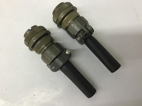 Amphenol MS3106A16S-1S Connector Lot Of 2