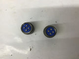 Amphenol 18-10PF Connector Lot Of 2