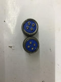 Amphenol 18-10PF Connector Lot Of 2