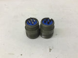 Amphenol 18-10PF Connector Lot Of 2