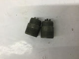 Amphenol 18-10PF Connector Lot Of 2