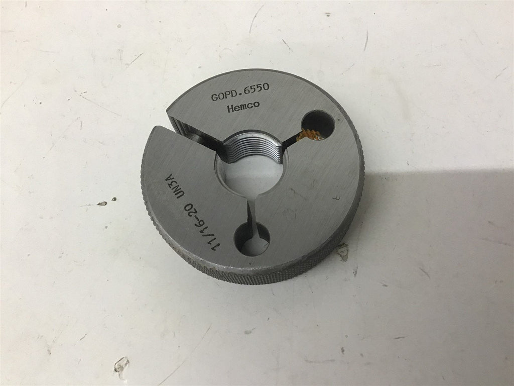 Thread Ring Gage 11/16-20 UN3A