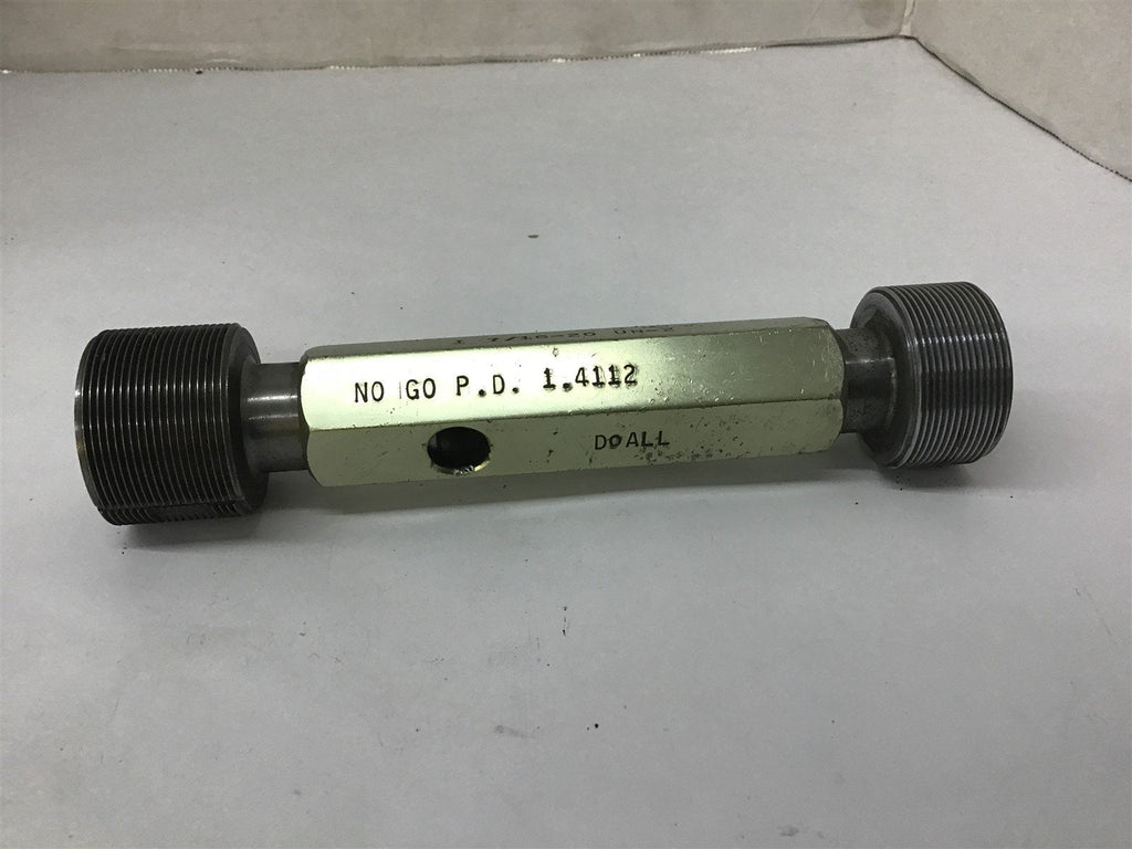 Do All 1 7/16-20 UN-2 Plug Thread Gage NOGO 1.4112