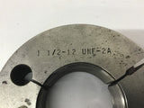 Ball Gage and Insp. 1 1/2-12 UNF-2A Thread Ring Gage GO 1.4376
