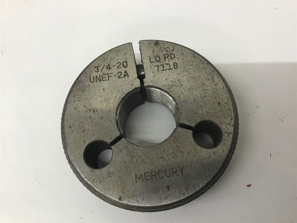 Mercury 3/4-20 UNEF-2A Thread Ring Gage GO .7118