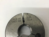 Mercury 3/4-20 UNEF-2A Thread Ring Gage GO .7118