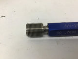Thredco 3/4-16 UNF 2B Thread Plug Gage GO .7094 NOGO .7159