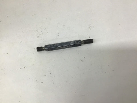 Alameda 3/8-32 UNEF-2B Thread Plug Gage GO .3547 NOGO .3591