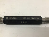 RK Tool 9/16-12 UNC 3B Thread Plug Gage GO .5084 NOGO .5135