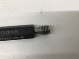 RK Tool 9/16-12 UNC 3B Thread Plug Gage GO .5084 NOGO .5135