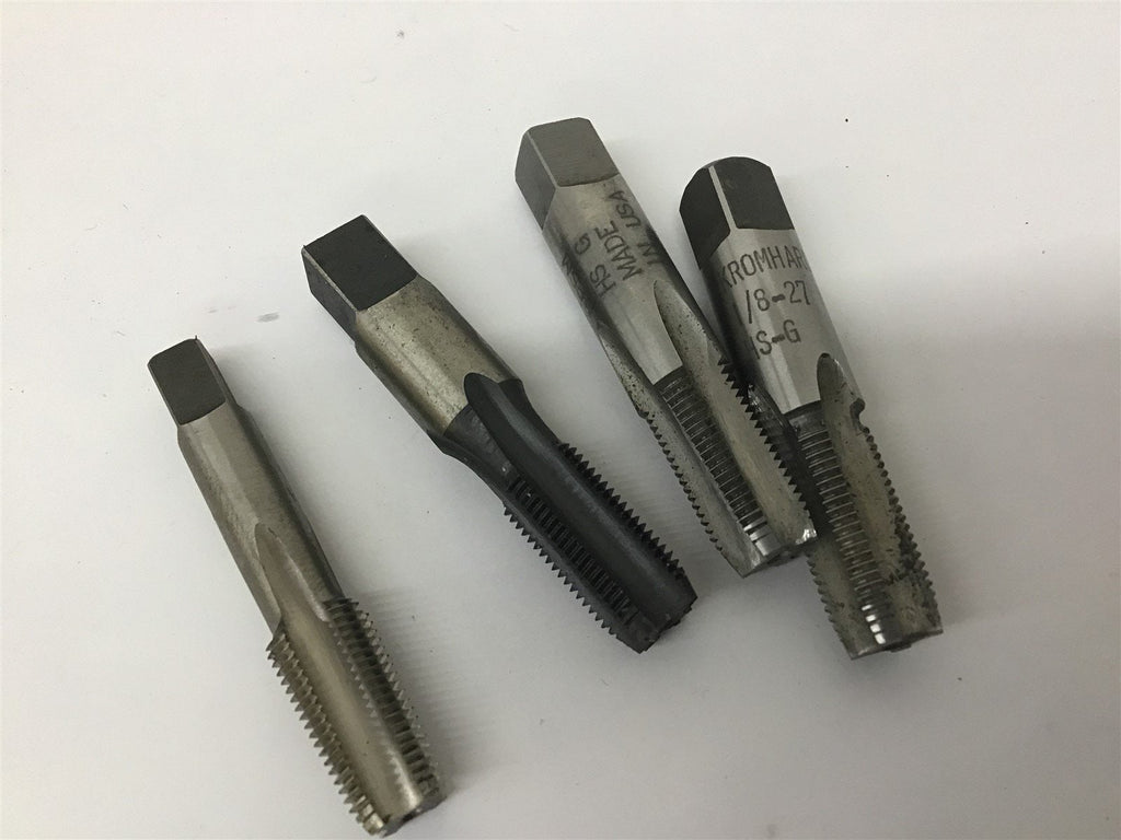 Assorted 1/8-27 NPS Pipe Taps Lot Of 4