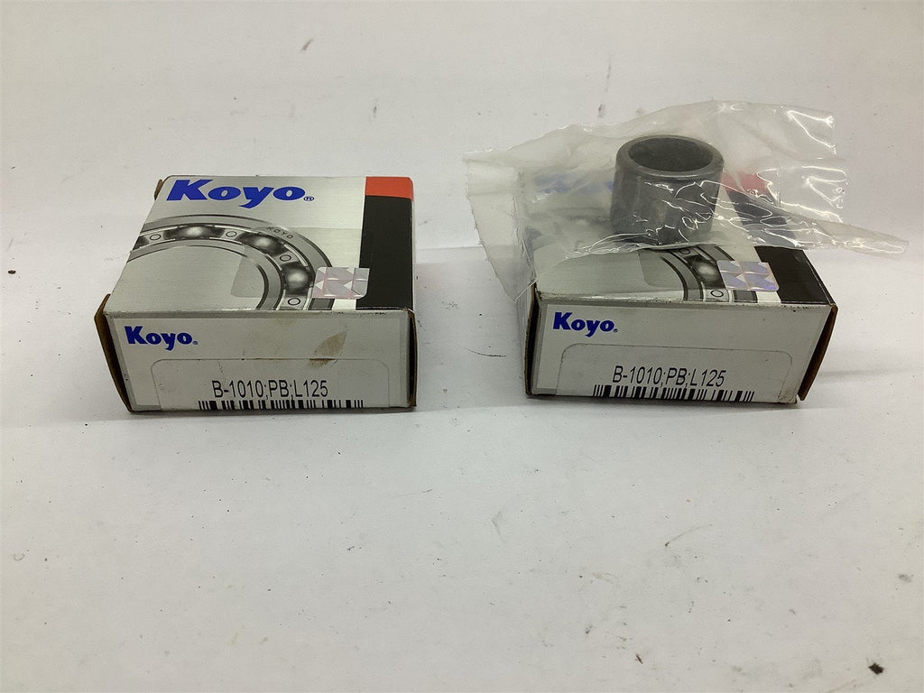 Koyo B-1010 PB L125 Needle Bearing Lot Of 2