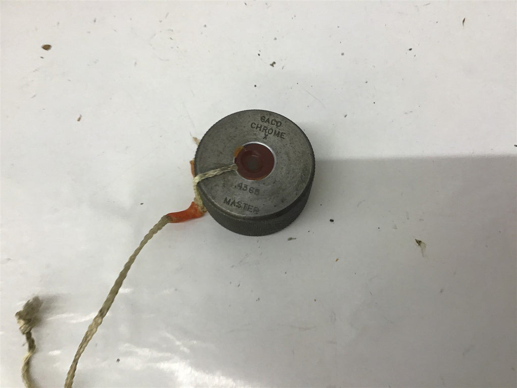 GACO Chrome .4365 Plug Gage Master