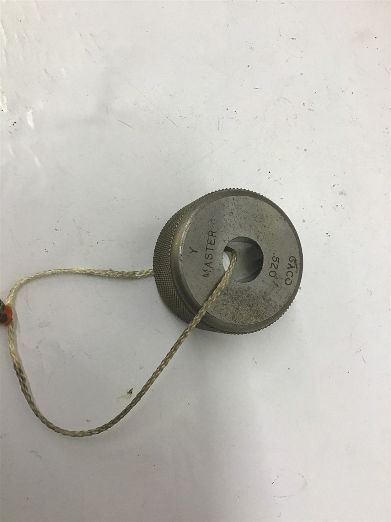 Gaco .520 Y Master Ring Gage