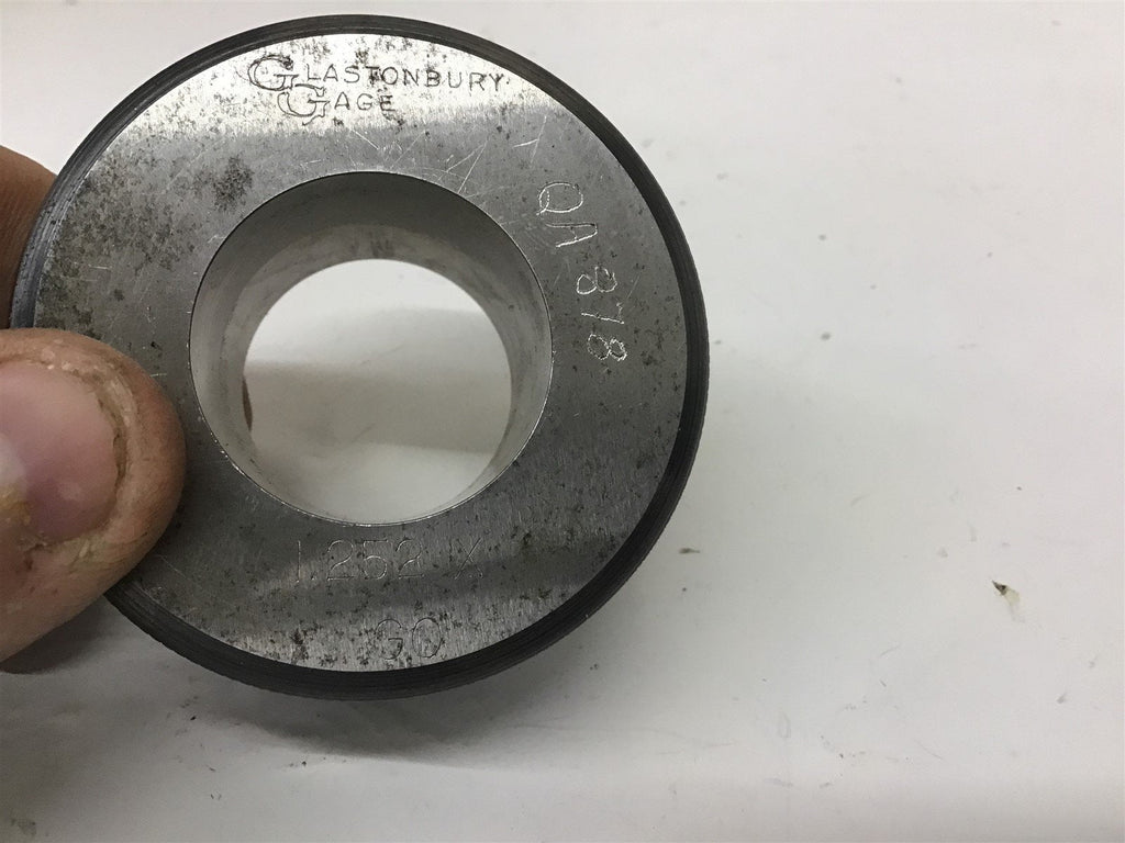Glastonbury Gage 1.252X Master Ring Gage