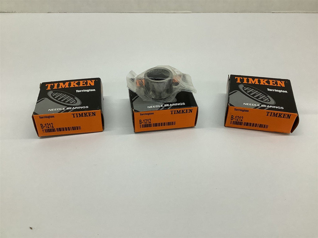 Timken Torrington B-1212 Needle Bearing Lot Of 3