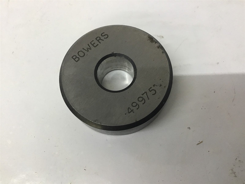 Bowers .49975 Master Ring Gage