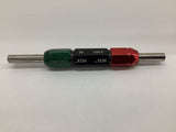 G.A.Co. Pin Gage Class X GO .3230 NO GO .3330