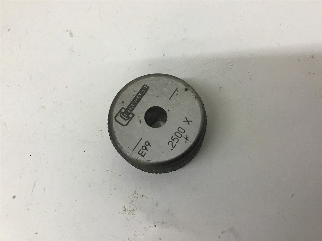 Standard E99 .2500X Master Ring Gage