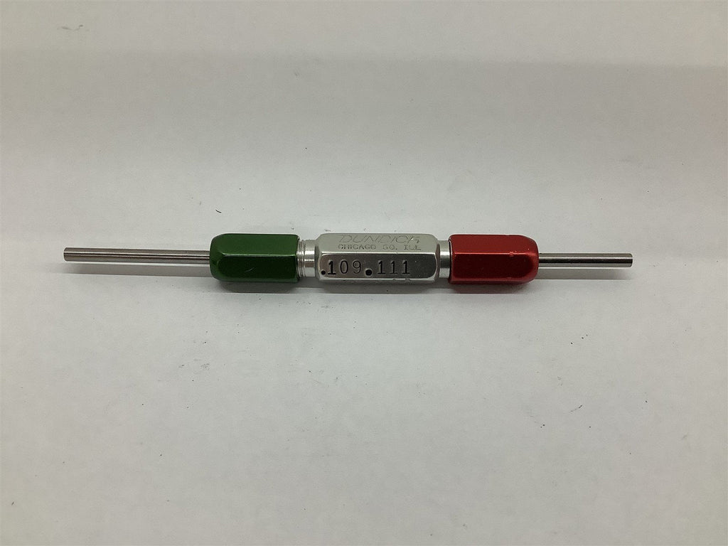 Dundick Plug Pin GO .109 NO GO .111