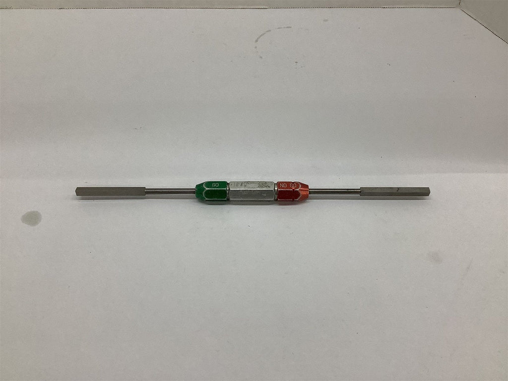 Square Plug Gage GO .1880 NO GO .1900