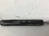 Hemco 1/4-20 UNC 2B Thread Plug Gage