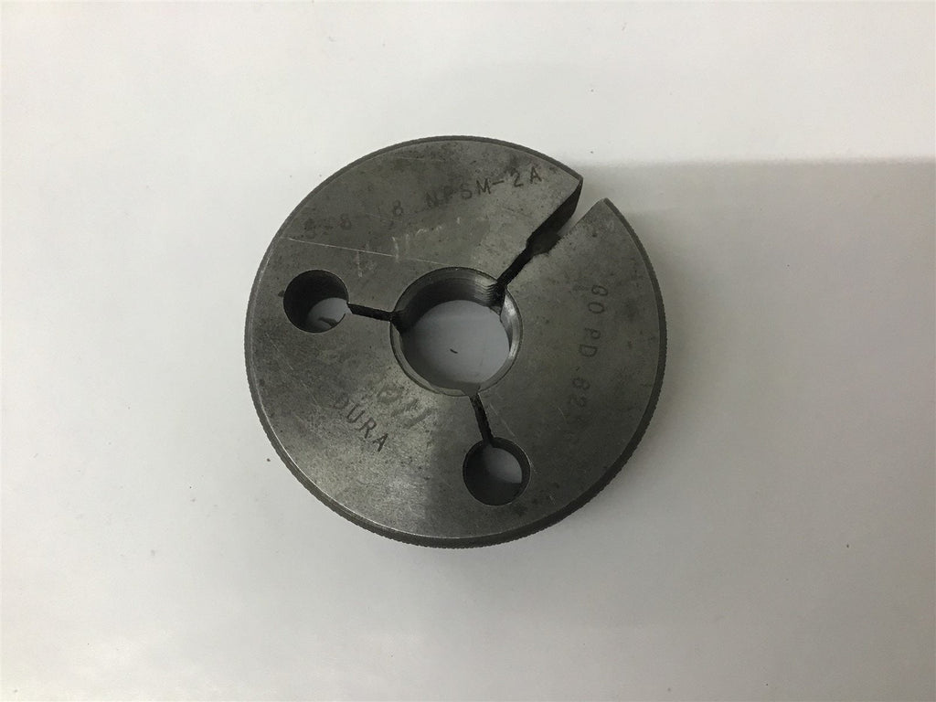 Dura 5/8-18 NPSM-2A Thread Ring Gage GO .6256