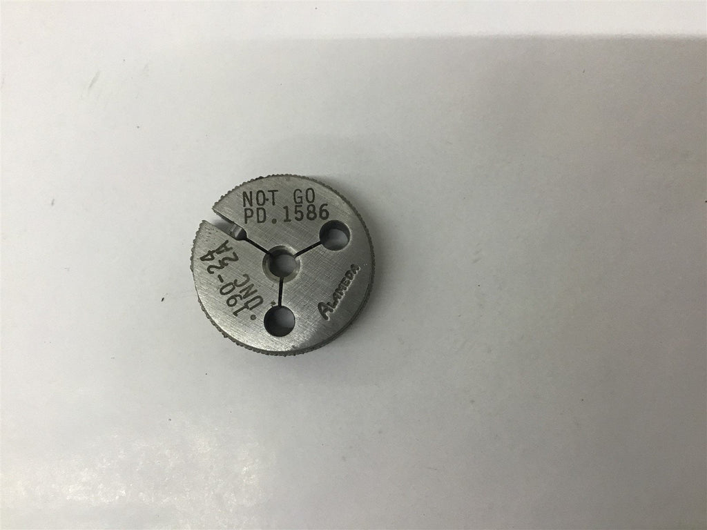 Alameda .190-24 UNC-2A Thread Ring Gage No Go .1586