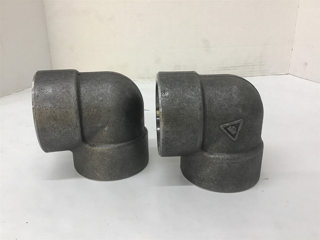 Smith Cooper 90 Degree Elbows Socket 2-13/32" ID Lot Of 2