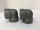 Smith Cooper 90 Degree Elbows Socket 2-13/32" ID Lot Of 2