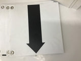 12" x 12" Arrow Signs Lot Of 13