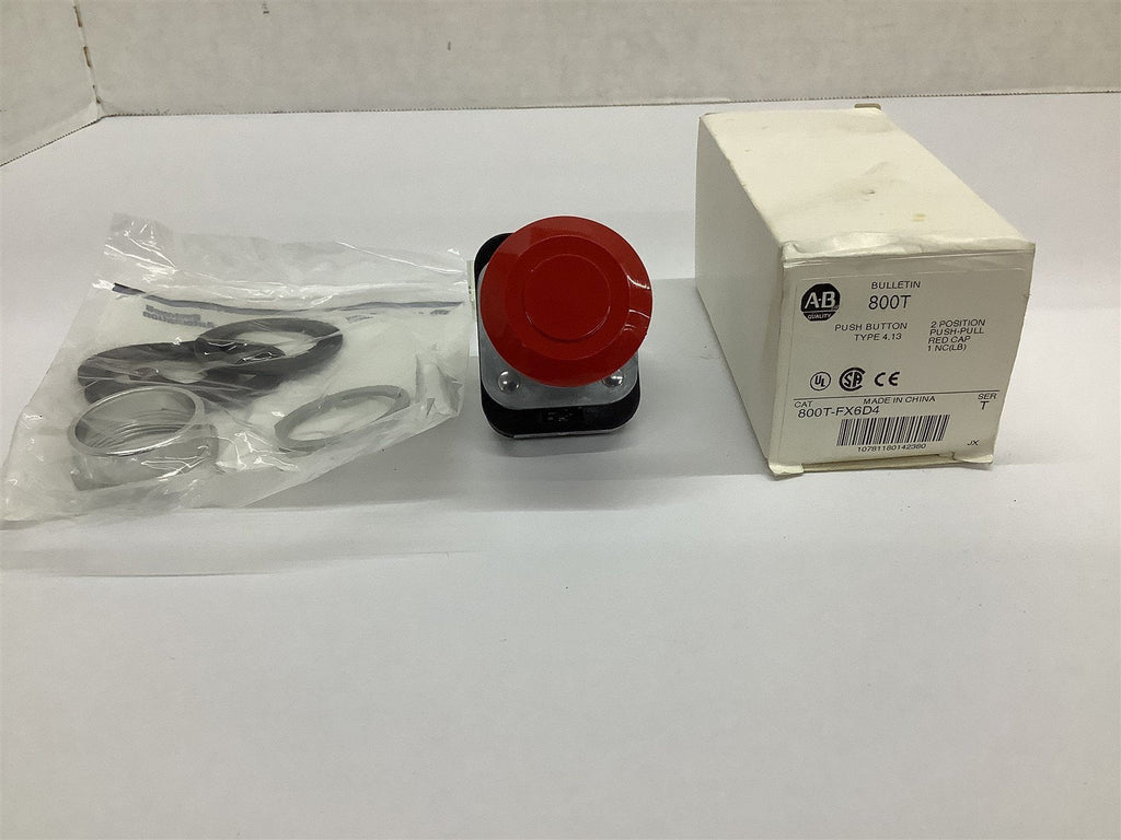 Allen-Bradley 800T-FX6D4 2 Position Push/Pull Button