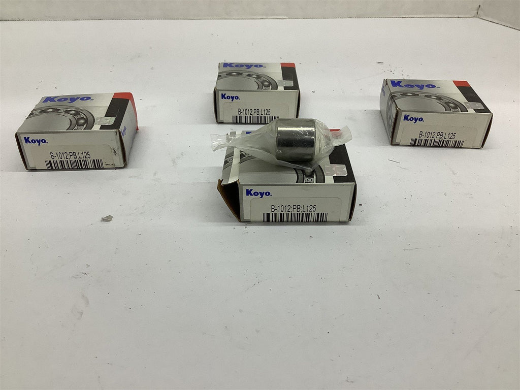 Koyo B-1012; PB; L125 Bearing Lot Of 4